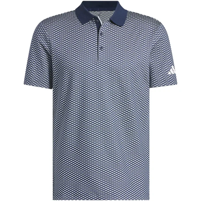 adidas Beyond the Course Textured Polo Shirt – Collegiate Navy
