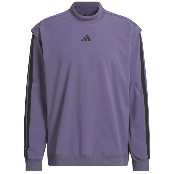 adidas Beyond Twistweave Hybrid Loose Sweatshirt – Preloved Violet