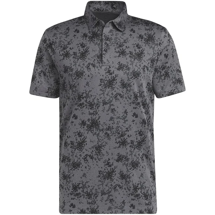 adidas Burst Jacquard Polo Shirt – Black