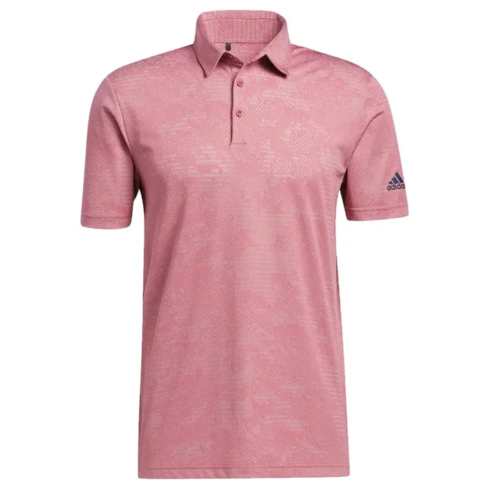 adidas Camo Polo shirt – Wild Pink/Grey Two