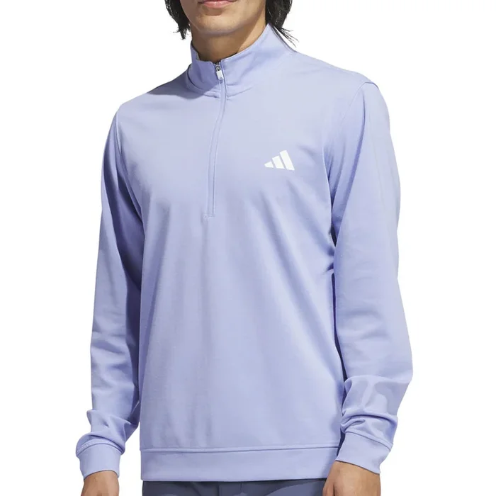 adidas Elevated 1/4 Zip Pullover – Blue Spark