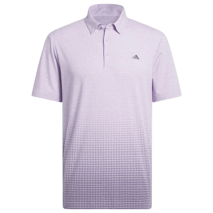adidas Go-to Rise Print Polo Shirt – Powder Plum