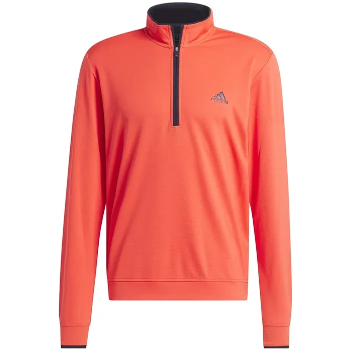 adidas Lightweight 1/4 Zip Pullover – Bright Red
