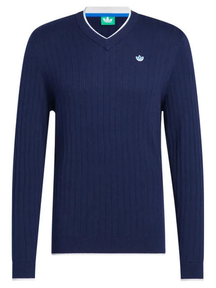 adidas Originals Cashmere Knit Sweater – Night Indigo