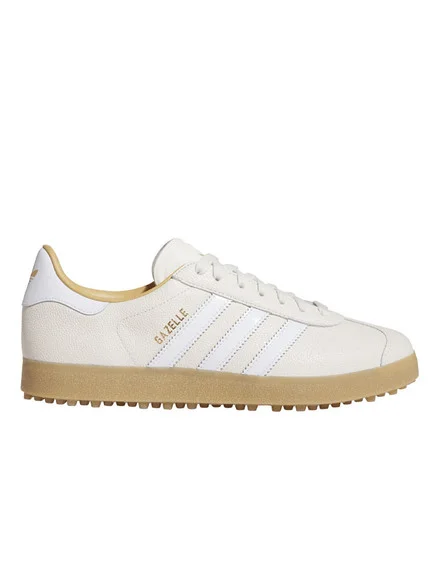 adidas Originals Gazelle Lux Spikeless Golf Shoes – Chalk White/Cloud White/Gum