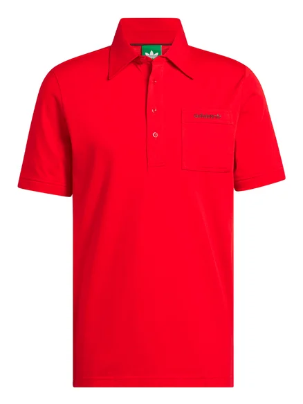 adidas Originals Pocket Polo – Better Scarlet