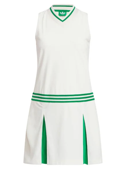 adidas Originals Twistknit Dress – Chalk White