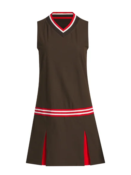 adidas Originals Twistknit Dress – Dark Brown