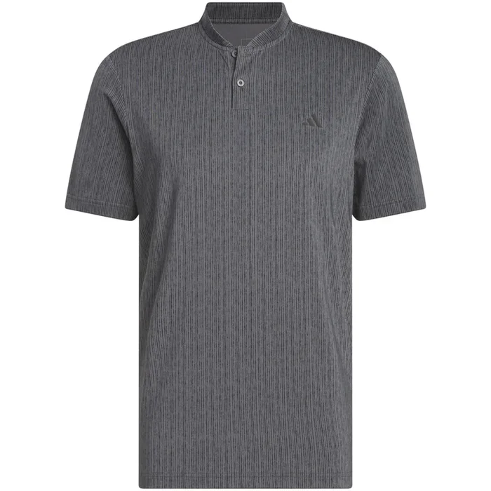 adidas Sport Stripe Polo Shirt – Grey Six/Black