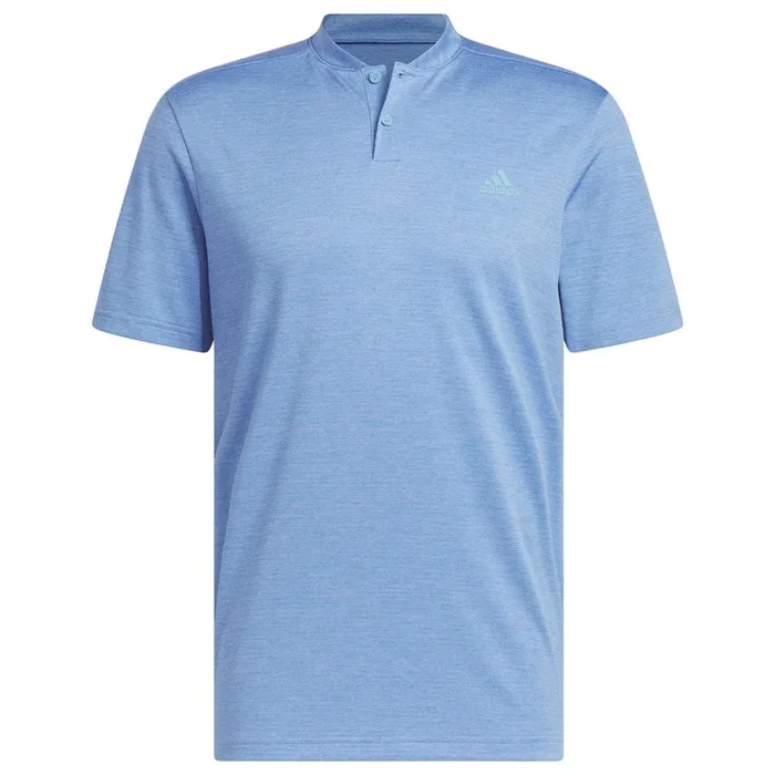 adidas Textured Stripe Polo Shirt – Blue Fusion/Preloved Blue