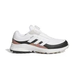 Adidas Zoysia BOA Spikeless Ladies Golf Shoe -White/Black/Clay