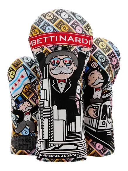 Bettinardi Mr Monopoly Chi Town Headcover Set