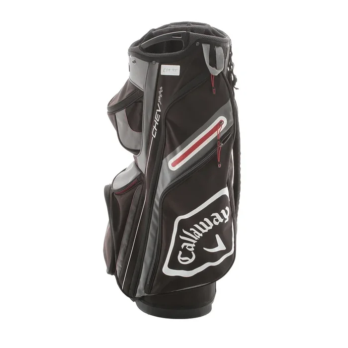 Callaway Chev 14+ Cart Bag – Black/Grey/White
