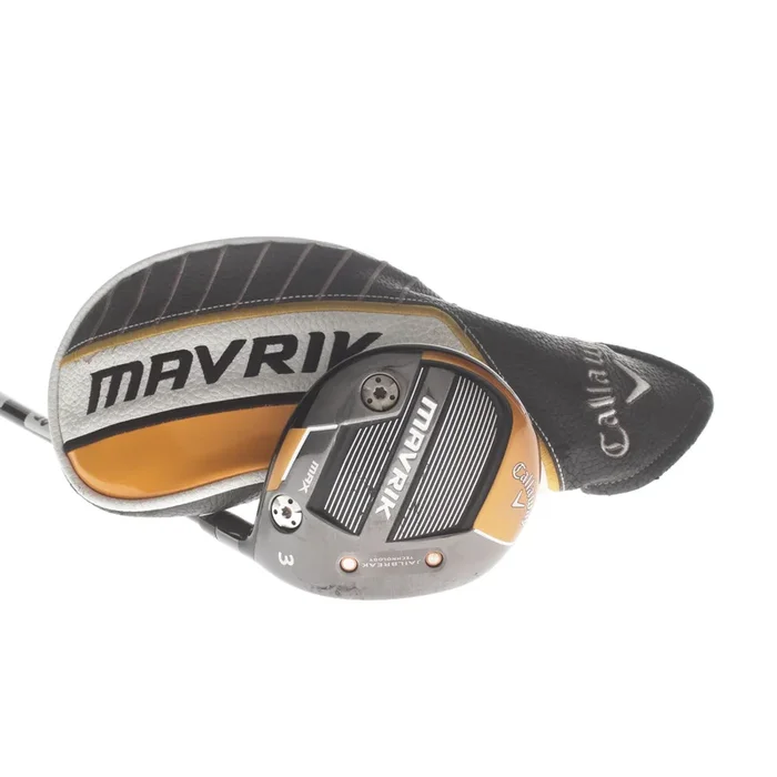 Callaway Mavrik Max Graphite Mens Right Hand Fairway 3 Wood 15* Regular – Evenflow Riptide 5.5-R 60g