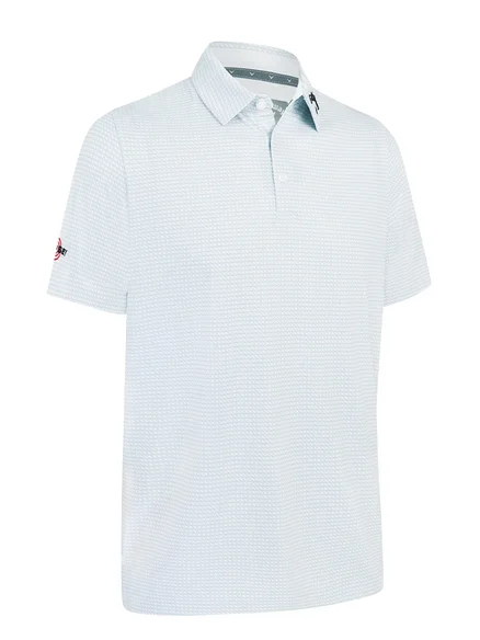 Callaway Odyssey Print Polo – Bright White