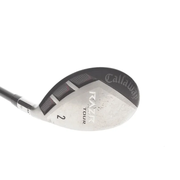 Callaway RAZR Graphite Mens Right Hand 2 Hybrid 18* Stiff – Callaway Mid Torque Low Kick H75g