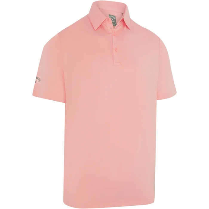 Callaway Swingtech Solid Polo Shirt – Candy Pink