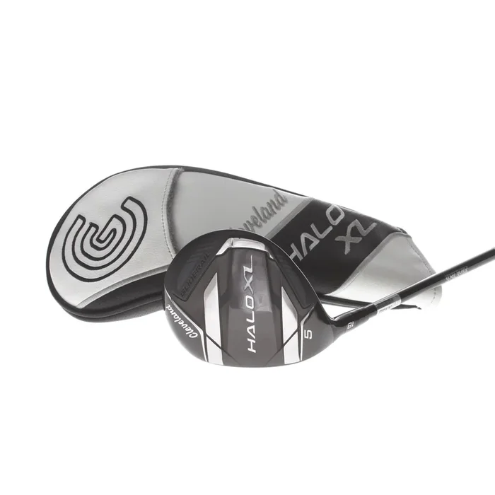Cleveland Halo XL Graphite Mens Left Hand Fairway 5 Wood 18* Regular – Tensei AV Blue Series 55