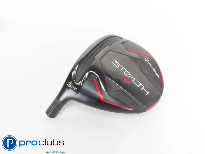 Excellent! Left Handed TaylorMade Stealth2 15* 3 Wood – Head Only – 424833