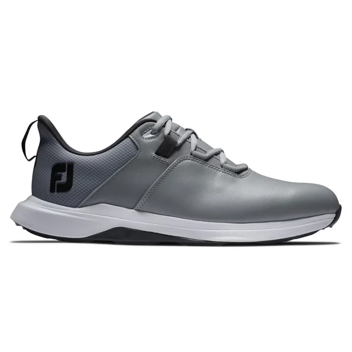 FootJoy Men’s ProLite Spikeless Laced Golf Shoes – Grey – Previous Season Style
