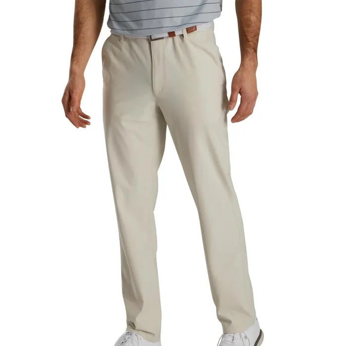 Footjoy Performance Knit Mens Golf Pants – Stone (Previous Season Style)
