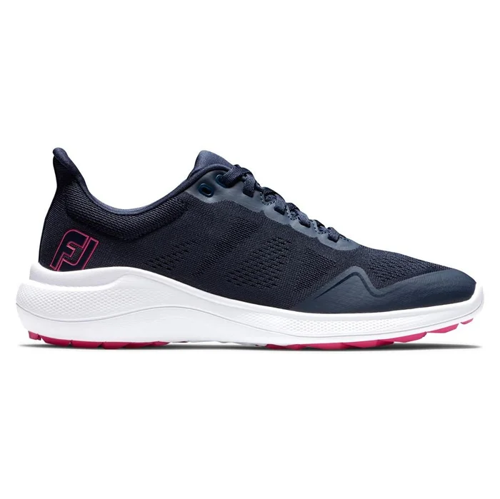 FootJoy Women’s FJ Flex Golf Shoes ( Color: Navy White Pink)