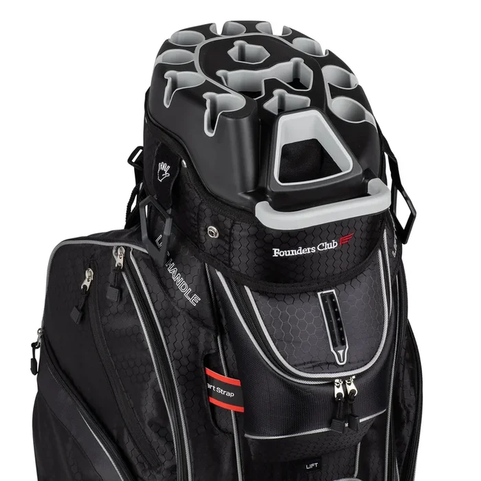 Founders Club 3rd Generation Premium Organizer 14 Way Golf Cart Bag – Black