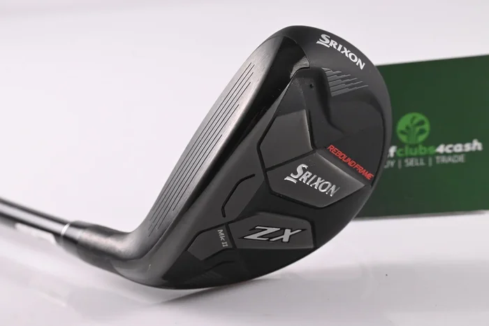 Left Hand Srixon ZX Mk II #4 Hybrid / 22 Degree / Regular Flex Hzrdus Smoke RDX