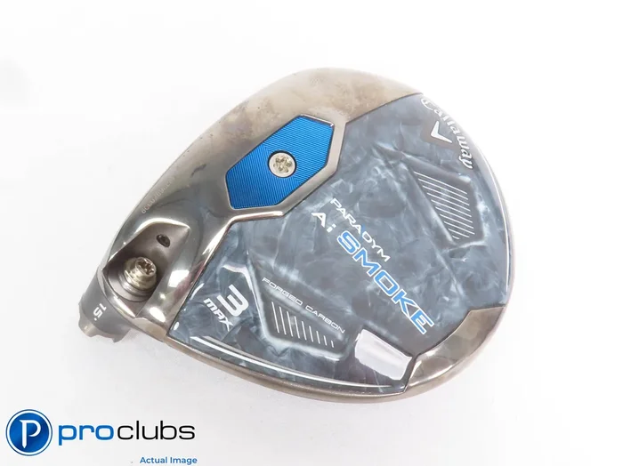 Left Handed Callaway PARADYM Ai Smoke MAX 15* 3 Wood – Head Only – L/H – 429175
