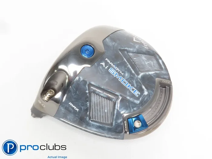 Left Handed Callaway PARADYM Ai Smoke MAX 9* Driver – Head Only – 427482