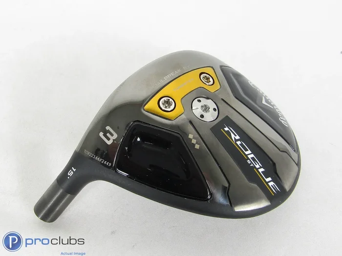 LH Tour Issue! Callaway Rogue ST Triple Diamond 15* 3 Wood – Head Only – 462809