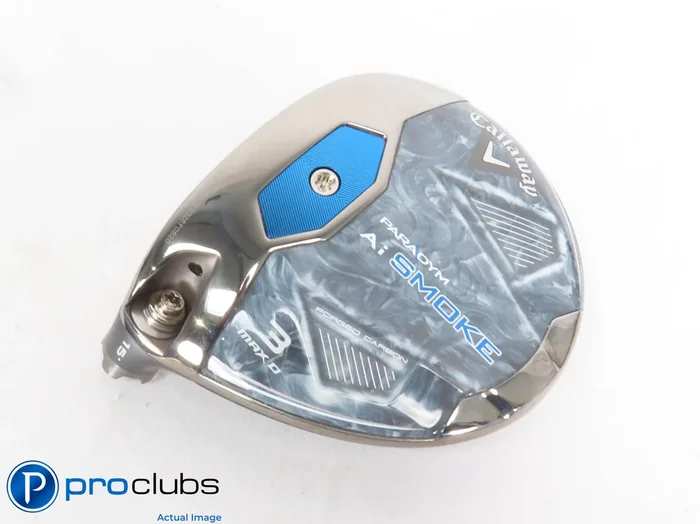 Mint! Left Handed Callaway PARADYM Ai Smoke MAX D 15* 3 Wood – Head Only 430608