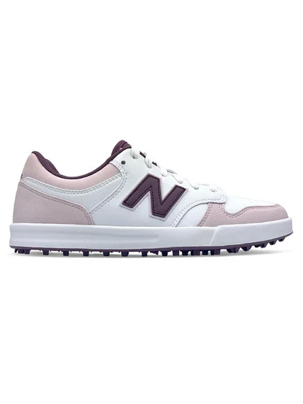 New Balance Women’s 480 Golf SL Shoes – White/Light Pink