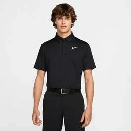 Nike Dri-Fit Solid Tour Polo – Black/White