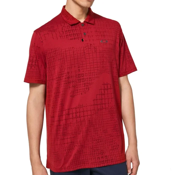 Oakley Dimension Jacquard Polo Shirt – Iron Red