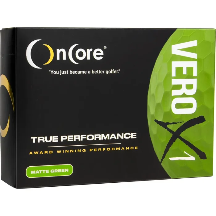 OnCore Vero X1 Matte Green Golf Balls