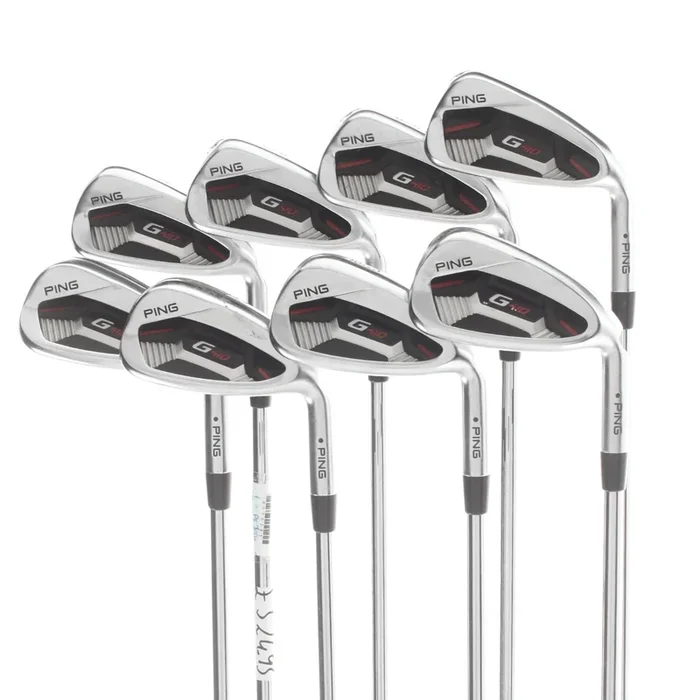Ping G410 Steel Mens Right Hand Irons 4-UW Black Dot Regular – Ping AWT 2.0