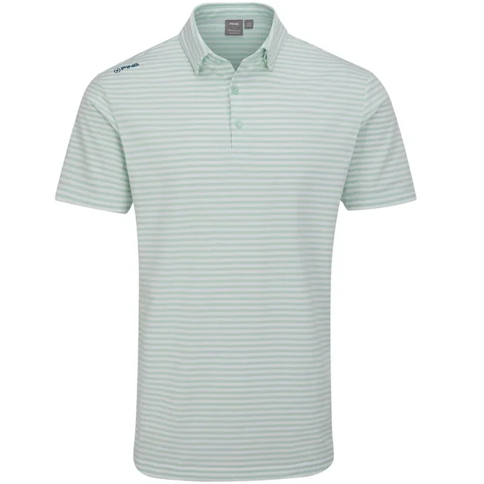 Ping Owain Polo Shirt – Misty Green/White