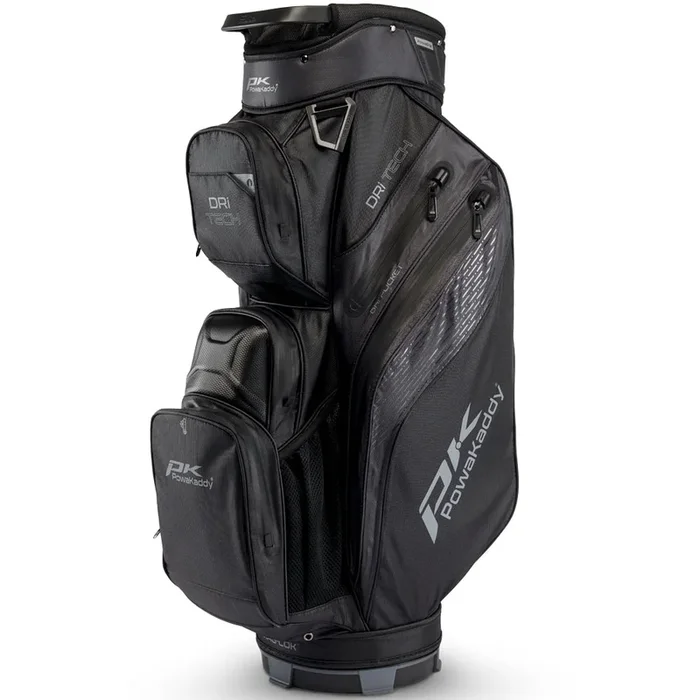 PowaKaddy Dri-TECH Waterproof Cart Bag – Stealth Black