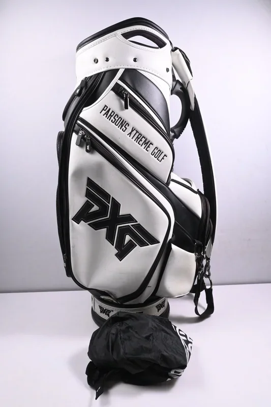 PXG Parsons Xtreme Golf Tour Bag / 6-Way Divider / Black & White