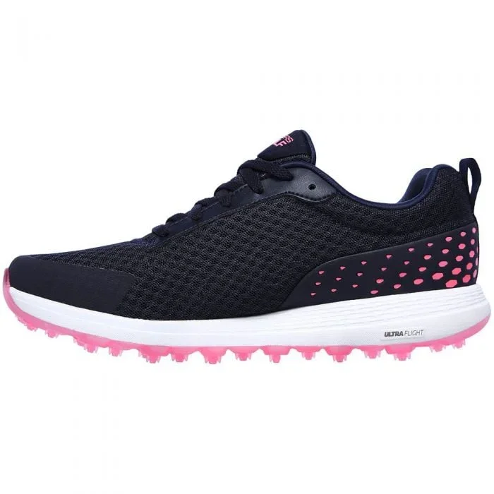 Skechers Go Golf Max Fairway 2 Ladies Spikeless Shoes – Navy/Pink