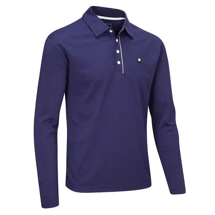 Stuburt Urban Long Sleeve Polo – Midnight