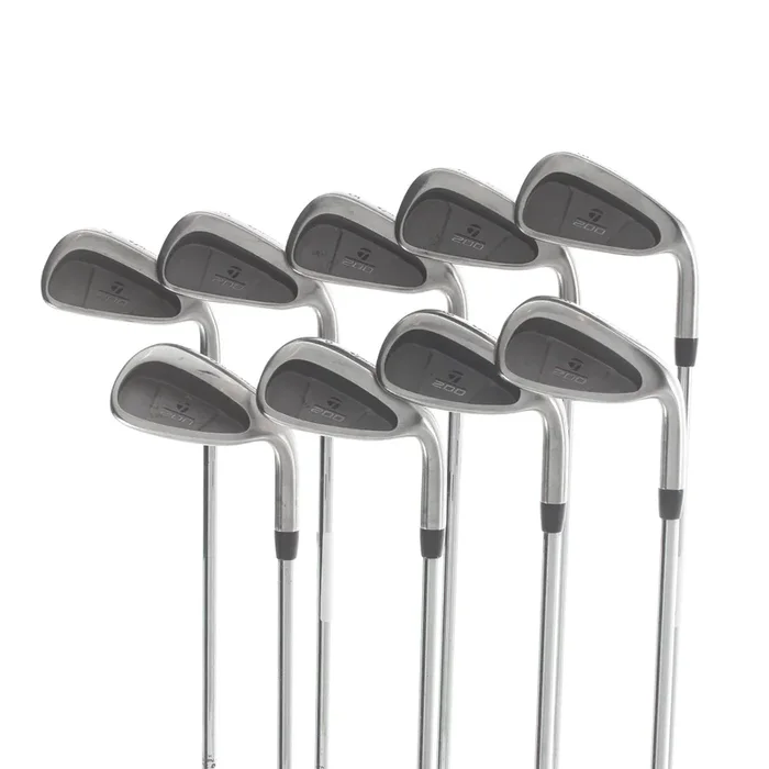 TaylorMade 200 Steel Mens Right Hand Irons 3-SW Regular – TaylorMade R-80