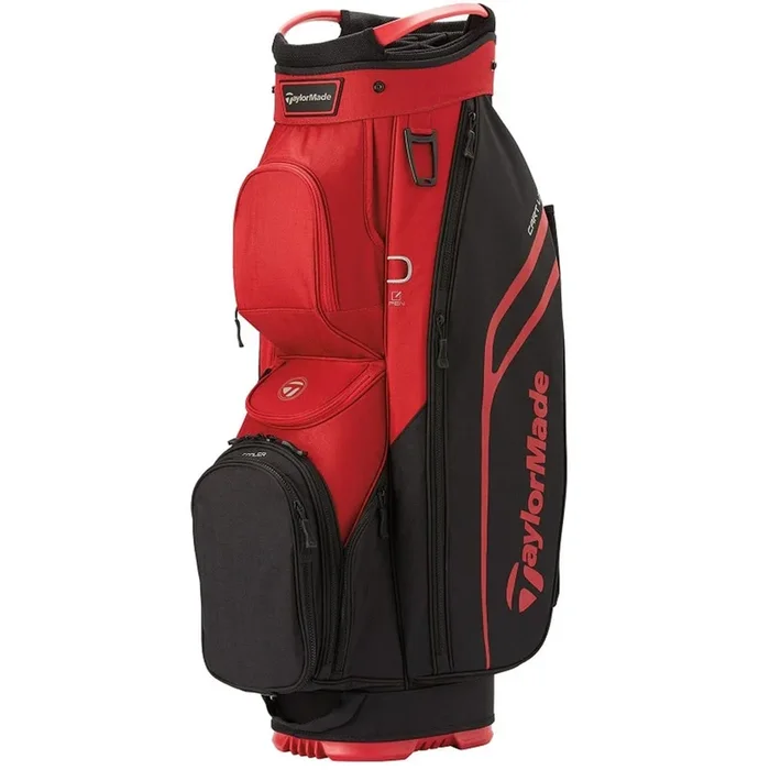 TaylorMade Cart Lite Cart Bag – Red/Black