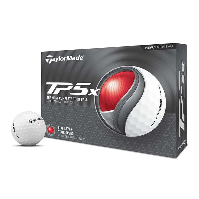 TaylorMade TP5x Golf Balls – Dozen