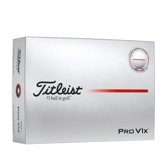 Titleist 2025 Pro V1x Performance Align Red Golf Balls