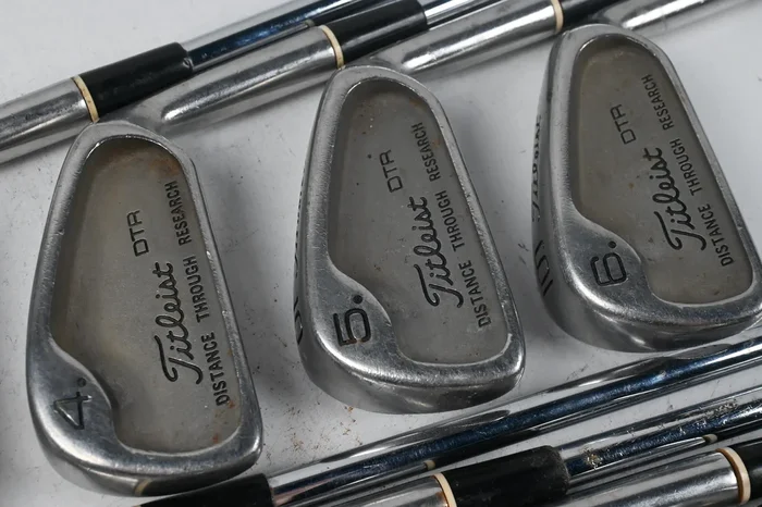 Titleist DTR Irons / 3-PW+SW / Stiff Flex Steel Shafts