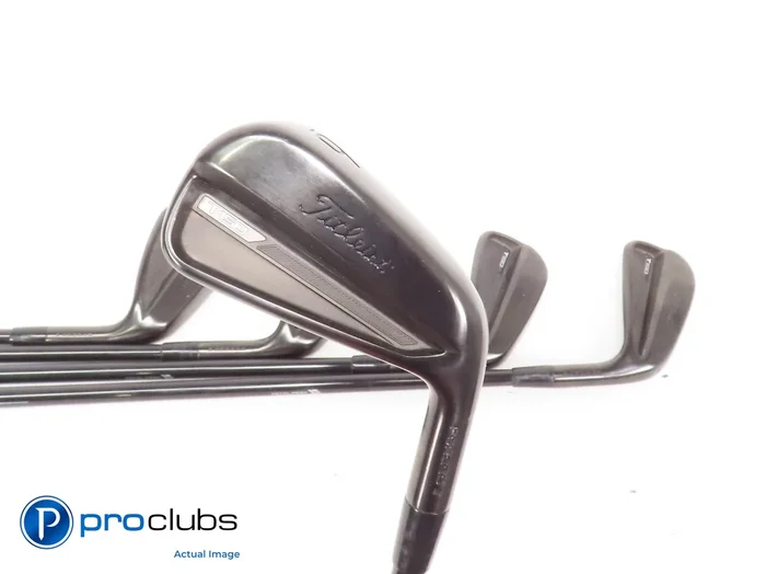 Titleist Limited Edition Black T150 IRONS 6-PW Graphite MMT 105 Stiff 440341