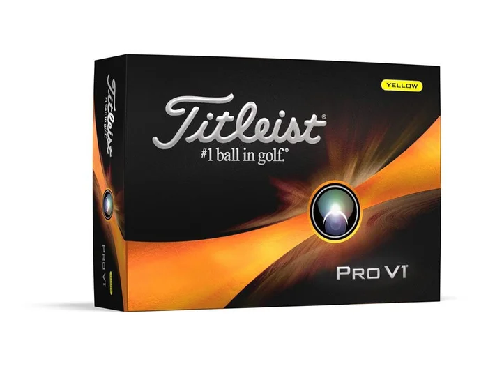 Titleist Pro V1 Golf Balls – Yellow – 2023 – Prior Generation