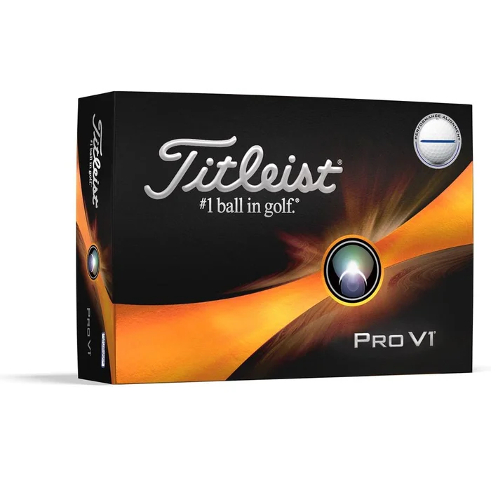 Titleist Pro V1 Performance Alignment Golf Balls – Blue – 2023 – Prior Generation
